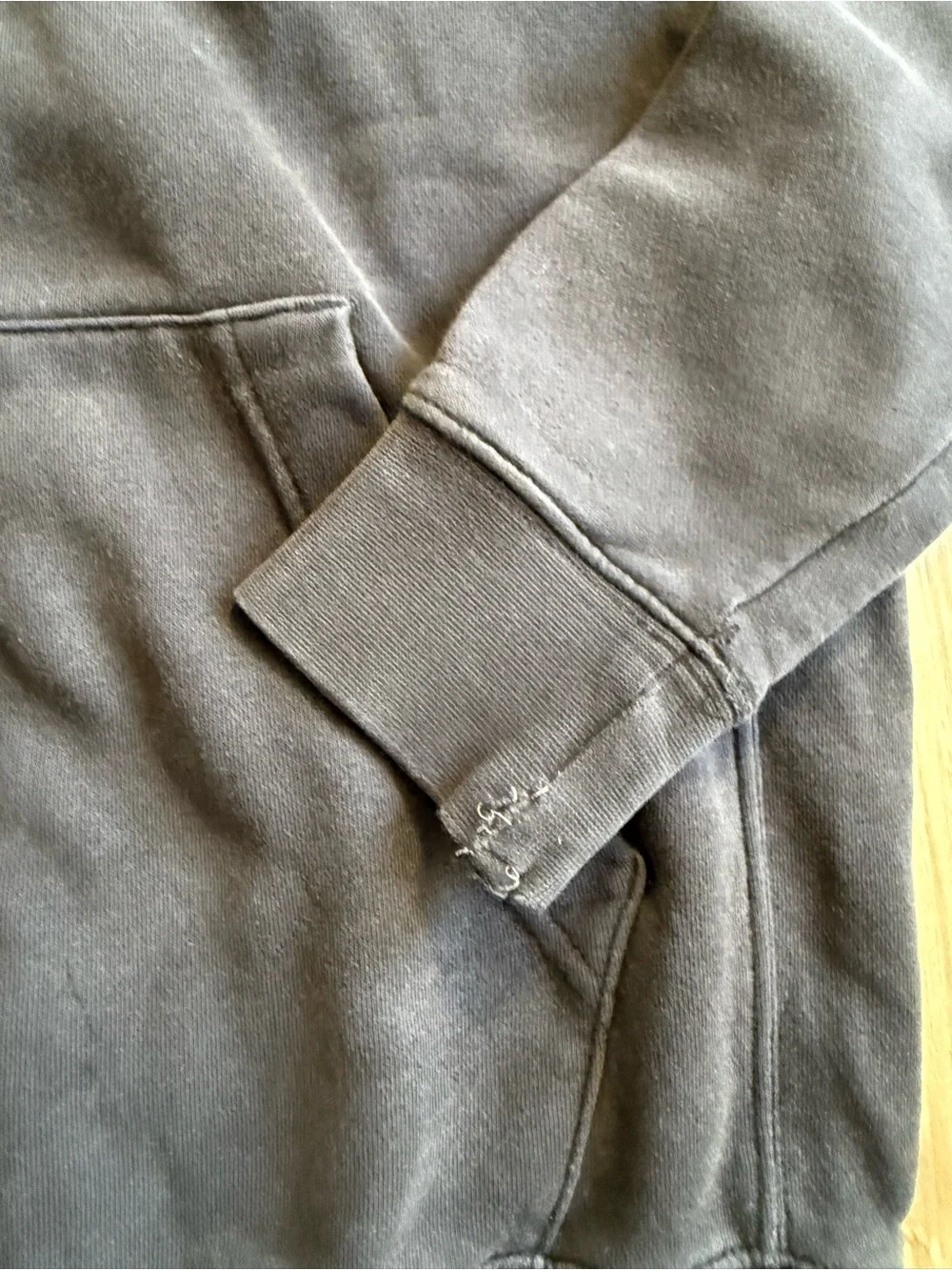 Nike Men's faded black hoodie